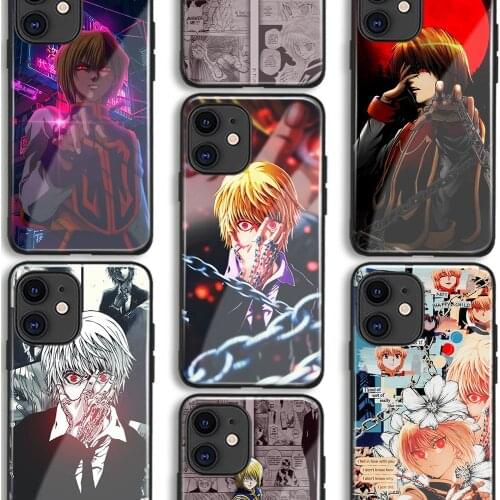 Kurapika HUNTER x HUNTER phone case glass shell for iPhone SE 6s 7 8 x xr xs 11 12 mini pro max Samsung S note 10 20 ultra Plus