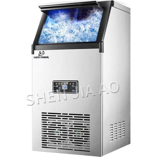 70KG/days 110-220V Ice machine commercial ICE MAKER small tea shop/bar/large capacity household/automatic ice making machine