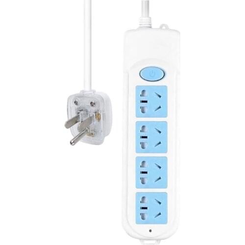Power Strip UK US AU EU Plug to China Socket Outlet Power Extension Socket 10A 250V 2500W Charging Station extension board