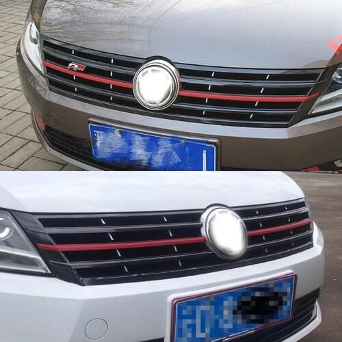 For Volkswagen VW CC 2012-2018 Intake grille Control Panel Door Handle Carbon Fiber Stickers Decals Car styling Accessorie