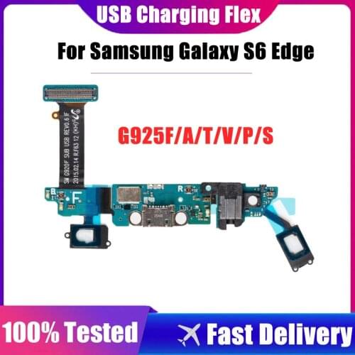 The new USB charging Flex For Samsung Galaxy S6 Edge Plus G928F/T/A/V/P Charging Port Flex Cable Dock Connector Charger Board