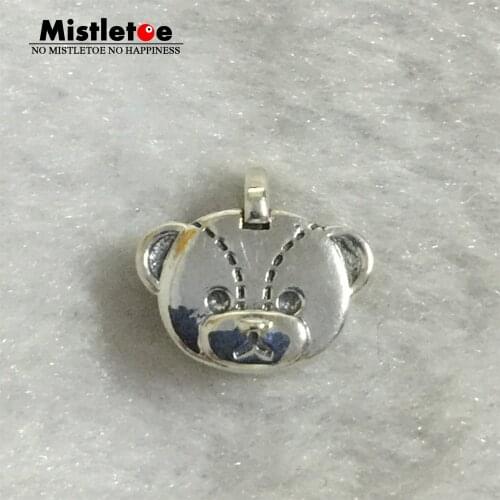 Mistletoe 925 Sterling Silver Original Bear Lock European Jewelry