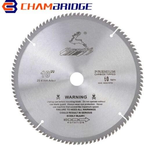 10'' 250mm Wood Saw Blade 40/60/80/100/120T Circular Saw Blade For Cutting Wood Plastic Carbide Cutting Disc