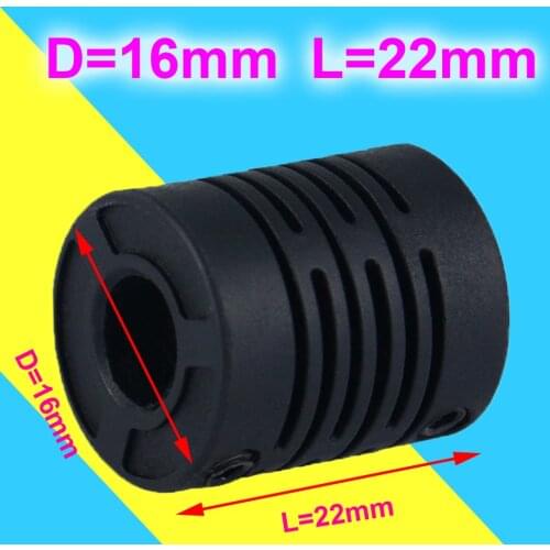 Plastic Glass Fiber Shaft Couplings Diameter Of Aperture 4X4 6X6 8X8 Shaft Allowable Motor Coupler Encoder-Specific PU bushings