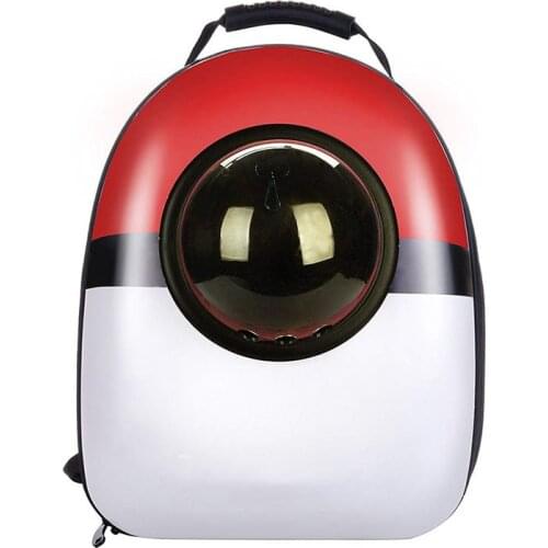 Pokemon Cat Dog Space Capsule Pet Cat Dog Backpack Window For Kitty Puppy Small Cat Dog Carrier Transport Outdoor Travel Bag