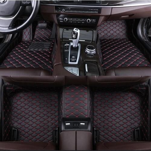 Custom 5 Seat car floor mat for bmw 6 Series E63 E64 F12 F13 F06 G32 640i 645Ci 650i xDrive Gran carpet alfombra Phone pocket