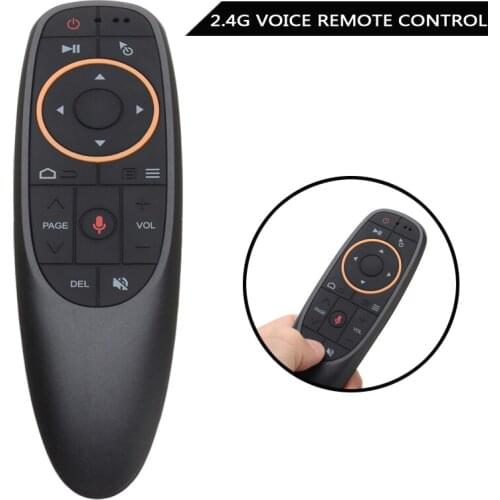 G10 Smart Voice Remote Control 2.4Ghz Gyroscope Sensor Backlit Wireless Air Mouse Remote for Android TV Box