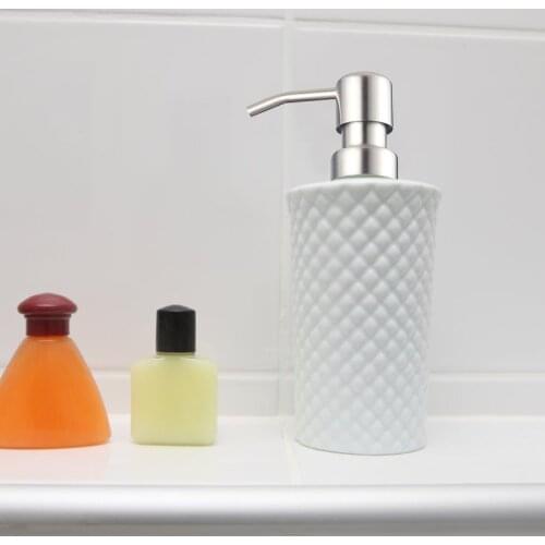 Retro metal soap dispenser soap liquid pump nozzle pump head Strong spring pump head that makes dispensing smooth and easy