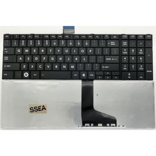 SSEA NEW US Keyboard for Toshiba Satellite C850 C850D C855 C855D C870 C870D C875 Laptop