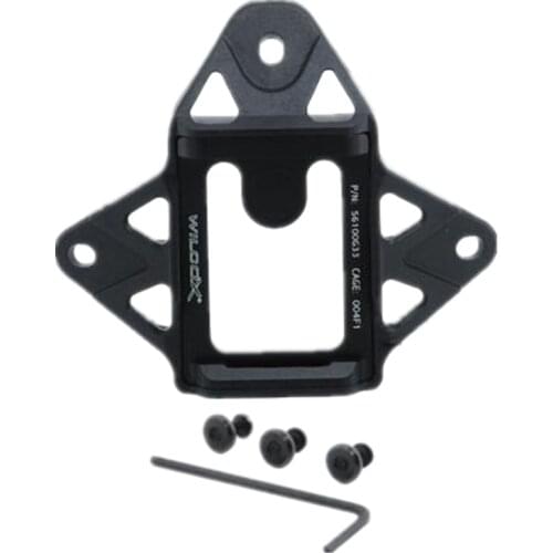 Tactical helmet Wilcox 3 Hole aluminum Shroud PN for NVG mount cycling helmet Black DE FG