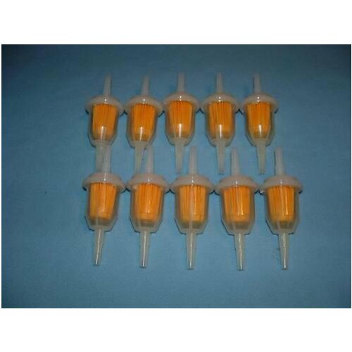 INLINE FUEL FILTER UNIVERSAL FOR SUBARU 263-65011-A0 263-65012-A3 WRIGHT MFG 34490003 MOWER 1/4" AND 5/16" ID LINE FREE SHIPPING