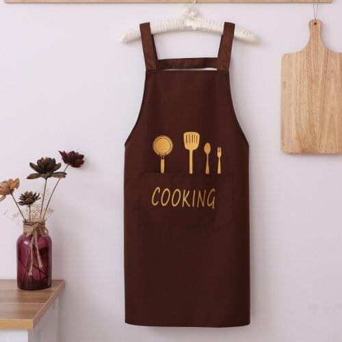 Strap Japanese household kitchen waterproof and oil-proof apron fashion adult female mens overalls