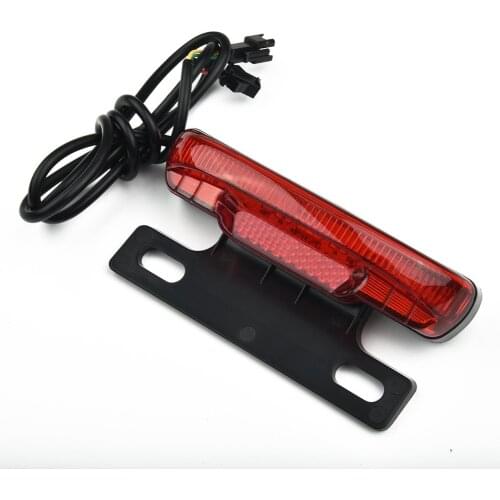 36-60V Electric Bike Rear Light Tail Light Safety Warning Rear Lamp For Electric Bicycle Part Accessories For Electric Scooter