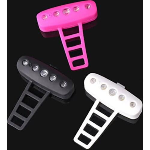 Bicycle Tail Light USB Rechargeable Silicone Bike Rear Light Cycling Safety Warning Lights MTB Bicycle Decoration Back Lamp