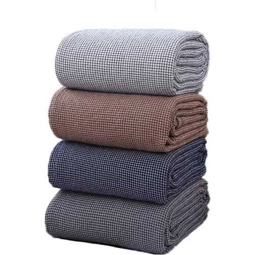 150X200cm Three-ply Cotton Home Towelling Bedsheet Adult Household Air Conditioner Covered Blanket Soft Close Skin Quilt