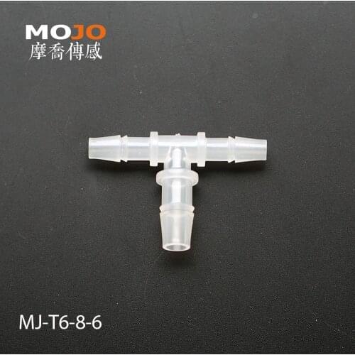 2020 Free shipping! MJ-T6-8-6 Reducing multiple hose connector 6mm to 8mm (10pcs/lots)