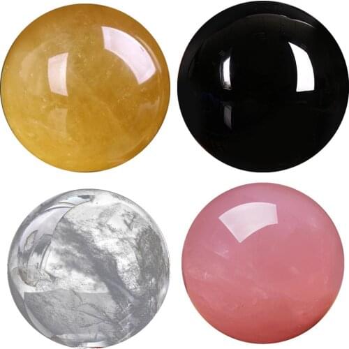 3 CM Mini Cute Crystal Ball Asian Rare Natural Magic Ball Healing Sphere Quartz Balls Crystal Craft Decor