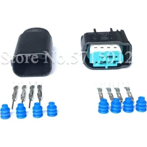 4 Hole 1-967640-1 8E0971934 TPMS Waterproof For VW Audi Oxygen Sensor Plug Auto LPG Converter Connector