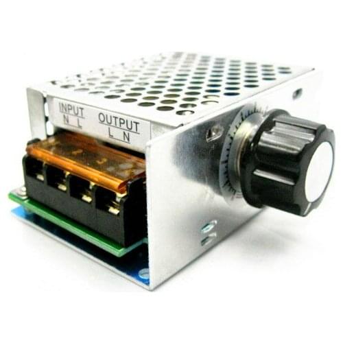 New 5pcs 4000W imported high power SCR electronic regulator speed dimming thermostat with shell