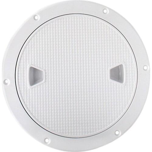 6 Inch Round Tight No Screw Anti-Corrosion Inspection Deck Plate for Boat Yacht Marine Access Hatch Cover