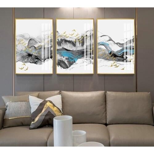 Abstract Oil Painting Print on Canvas Modern Landscape Print Picture Canvas Painting Wall Art Picture Painting for Home Decor