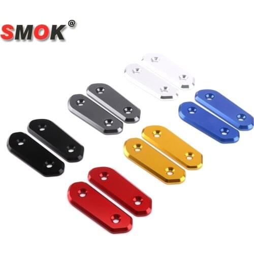 SMOK Motorcycle Accessories CNC Aluminum Alloy Rear Mirror Hole Cap Cover For Yamaha R15 YZF-R15
