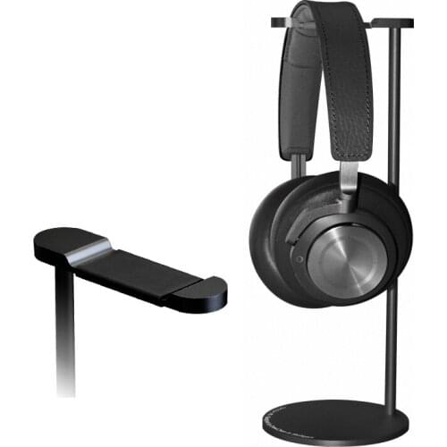 Aluminum Headphone Stand Rack Sturdy Non-Slip Metal Gaming Headset Earphone Holder Hanger with Solid Base for Table Desk Display