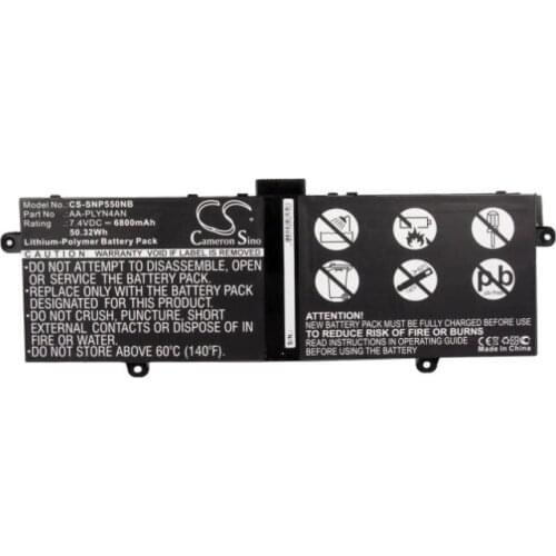 Cameron sino 6800mah battery for SAMSUNG Chromebook 550C XE550C22 XE550C22-A01US XE550C22-A02US XE550C22-H01 XE550C22-H01UK