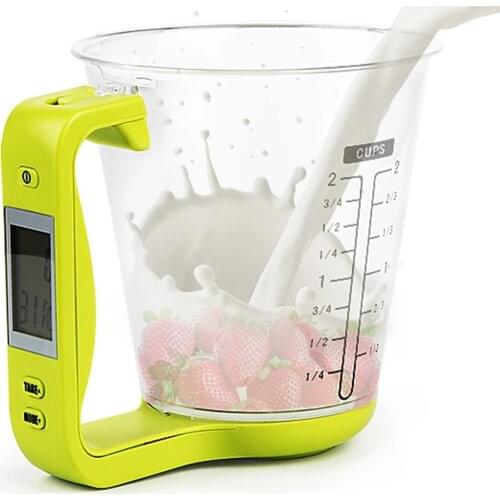 Large Capacity Measuring Cup Kitchen Food Scale Digital Beaker Electronic Tool Scale Digital Display Weight Sensor Measuring Cup