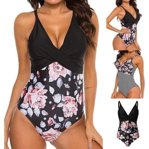 Swimming Suit For Women Swimsuit Women One Piece 2021 Printing Bikini Push-Up Pad Swimsuit Beachwear купальники женские 2021 New