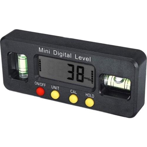 Hot 0-100mm Mini Electronic Digital Display Level Ruler Measuring Ruler Inclinometer Level Meter Digital Protractor