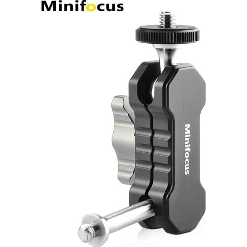 Multi-Function Double Ball Head Aluminum Mini Magic Arm 1/4'' Screw for DSLR Camera Tripod Monitor Video LED Lights Camera Cage