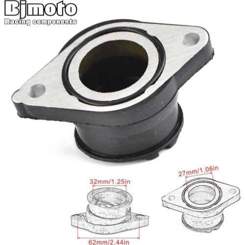 Motorcycle Accessories For Yamaha 2JX-13586-00 2JX1358600 TW200 TW 200 TRAILWAY Rubber Carburetor Adapter Inlet Intake Pipe fit