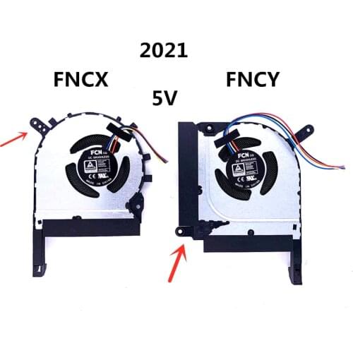 New Original Laptop/Notebook CPU/GPU cooling Fan for Asus Strix TUF 2 Gaming A15 FA506 FA506Q FA506QR A17 FA706 FNCX FNCY 2021