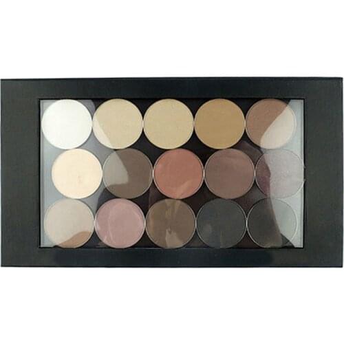 Wholesale 8pcs/lot Shadow Palette 3~10days to Arrive Black Large Empty Magnetic Palette Eyeshadow Makeup Pallete-Fill 18*36mm