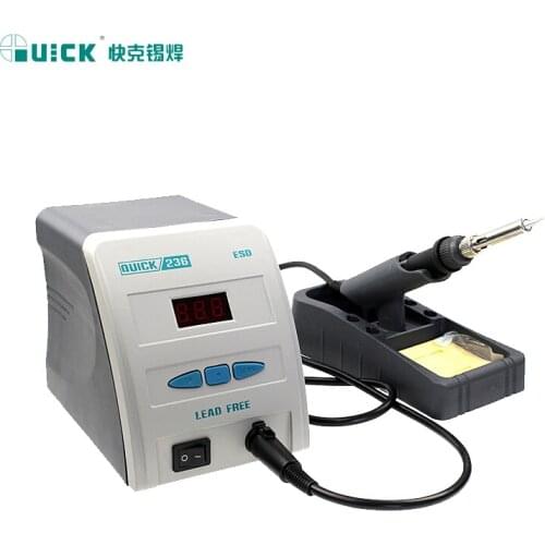 Original Antistatic QUICK 236 90W 220V High-Frequency Soldering Station Lead-Free fast gram display Digital Soldering Iron tools