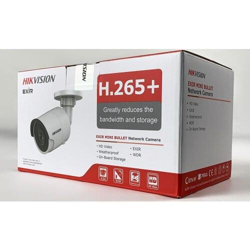 Original overseas version Hikvision DS-2CD2083G0-I 8MP IP67 POE IR CCTV 4K Outdoor WDR Fixed Bullet Network Camera