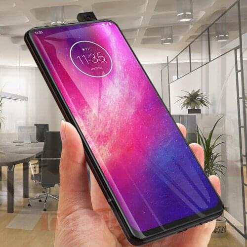 Full Film Tempered Glass For Moto X4 Motorola One Vision Plus Macro Action Zoom Screen Protector For Moto One Hyper Glass 2020