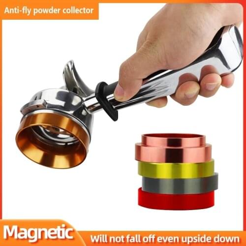 Professional Espresso Coffee Dosing Ring 51/54/58mm Dose Funnel Aluminum Coffee Supplies Parts For Brewing Bowl Coffee Powder