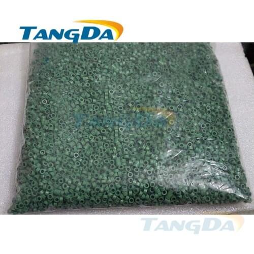 Tangda RH Core soft Ferrite OD*ID*HT 4.4*2.5*2.8 mm hollow bead filter EMI Anti-interference green
