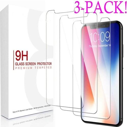 Se 2 Tempered Glass 3PCS Screen Protector for Iphone Se 2020 12 Mini 11 Pro Xs Max X 7 8 Plus Screenprotector Front Cover Ecran