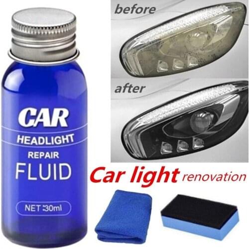 30ml Car Light Cleaner Auto Headlight Restoration Fluid for Chrysler 300C Voyager PT Cruiser Grand Voyager Sebring Pacifica