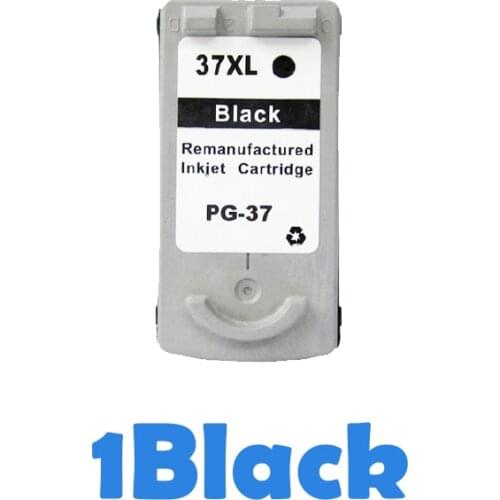 1pc Black PG-37 Ink Cartridges for Canon PG 37 PG37 For Canon PIXMA MP140 MP190 MP210 MP220 MP420 IP1800 IP2600 MX300 printer