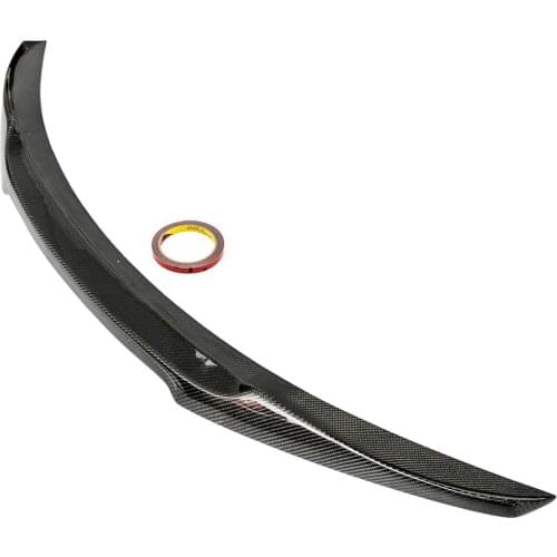 1 Pc Carbon Fiber Trunk Lid Spoiler Wing-M4 Style for BMW E90 3 Series 4 Door Sedan 2006-2011 for BMW M3 Sedan 2008-2011