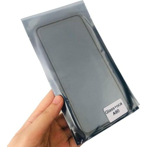 5PCS For Samsung Galaxy A40 A50 A70 A10 A11 A30 A51 A71 A10s A30s Front Touch Screen Lens Glass Cover with OCA Glue Replacement