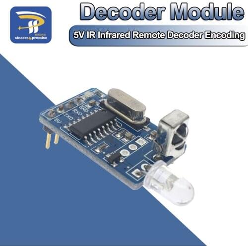 5V IR Infrared Remote Decoder Encoding Transmitter&Receiver Wireless Module For Arduino