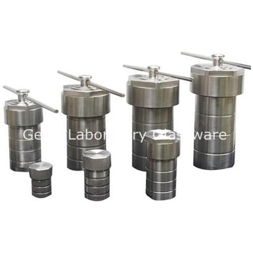 50ml PTFE Lined Hydrothermal Synthesis Autoclave Reactor (Customizable)