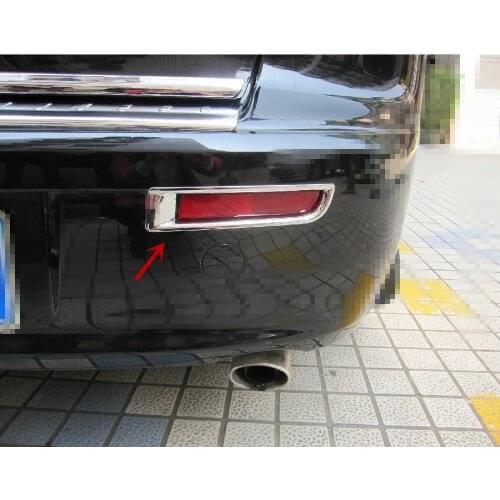 ABS electroplating Rear Fog light Lamp Cover Trim for 2009-2013 Mitsubishi Lancer/Lancer X/Lancer Evo