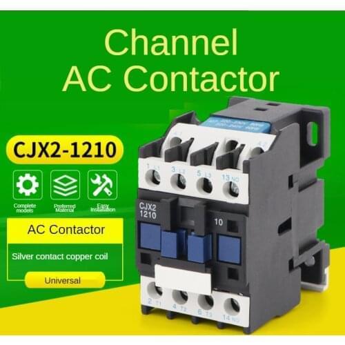 24 ~ 380V contactor AC contactor cjx2-1210 cjx2-1201 220V 110V 36V 24V