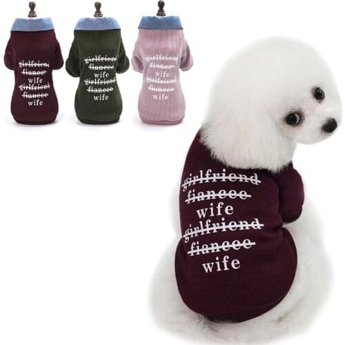 Handsome Hooded Sweatshirt Dog Puppy Winter Warm Sweater Puppy Cat Autumn Coat Jacket Pet Handsome Hooded Fake Two Piece Costume